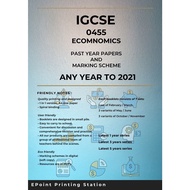 🌐IGCSE Past Year Papers📝| Economics 0455 📈📉| Any year to 2021📆