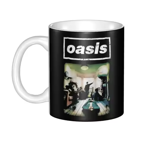 British Rock Band Oasis Coffee Mugs DIY Customized Ceramic Milk Tea Mug