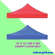 3m x 3m / 10 x 10 Canopy Canvas Roof / Kanvas Kanopi / Kain Kanopi Khemah Pasar / Canopy Cloth Kain Kanopi Kain