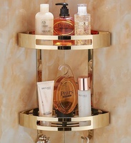 cod Rose Gold Corner Shelf  Gold Stainless Steel Bathroom Shelf Bath Shower Shelf Bath Shampoo Holde