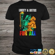 Cool Christmas Gift Liberty And Justice For T-Shirt Novelty Christmas Gift
