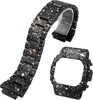 Replacement Full Metal Watch Case Bezel Band Strap For Casio G-shock DW5600 GW-B5600 DW5025 Light Aluminum Alloy Conversion Accessories