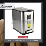 Modern Stainless Fingerprint Resistant Trash Can 12L / Dustbin / Trash Bin / EKO
