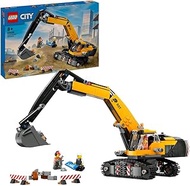 LEGO City Yellow Construction Excavator Toy Digger for Ages 8 and over 60420 (633 Pieces)