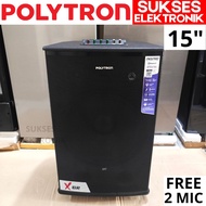 SPEAKER PORTABLE POLYTRON 15 IN PASPRO-15F7 XBR / SALON CAS 15IN PASS PRO 15F7 12 F7 BLUETOOTH