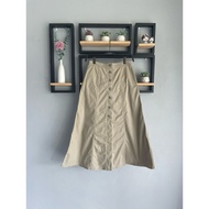 Uniqol Beige Skirt