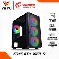 ViiPER PC ECHIS RTX 3060 Ti Gaming PC, I5-12400, ASUS B660M-A WIFI, ASUS DUAL RTX 3060 TI, FORGE M O