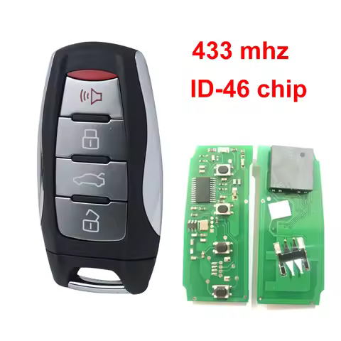 ID 46 433 MHZ Car Smart Remote Key Case Fob Shell for Great Wall Haval Hover H1 H4 H6 H7 H9 F5 F7 H2