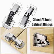 New Cabinet Hinge 90 Degree 3/4In No-Drilling Hole Cupboard Door Hydraulic Hinges Soft Close With Screws Furniture Hardware