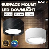 [ SURFACE MOUNT ]12W/20W/28W 4″/5.5″/7″ BLACK/WHITE LED SURFACE DOWNLIGHT LAMPU LED SURFACE CEILING LIGHT