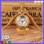Harry Potter Pocket Watch Golden Snitch Angel Wings Ball Love Pocket Watch Angel Ball Retro Pocket W