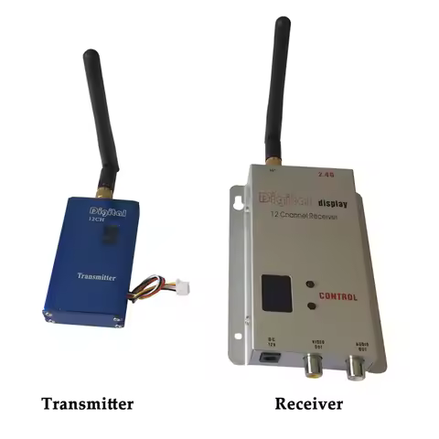 2.4GHz 1000mW CCTV Wireless Video Transmitter, 12 Channels Video Image Sender