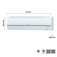 MITSUBISHI เครื่องปรับอากาศ 17742 BTU รุ่น MSY-GZ18VF-TH1