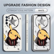 Soft Case Silikon Motif Kartun Pikachu Untuk Oppo A15 A15S A16 A16K