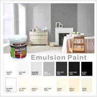 1 Liter / 1L ( EMULSION PAINT Heavy Duty ) Interior Acrylic Emulsion Paint Wall Ceiling Cat Dinding Dalam /a