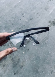 現貨 防疫 護目鏡 消光黑 防霧 強化鏡片 伸縮鏡腳