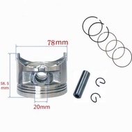 B3 Mz300 2 Pison Ki 78Mm Yamaha Ef4600 5Kw Engine Raor Pison Rings Pin Clip Assy