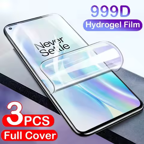 3Pcs Screen Protector for Oneplus 10 9 pro Hydrogel Film for Oneplus 11 11R 10R 9R 9RT 6 6T 7T 8T 5 