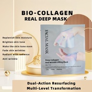 Blue Deep Collagen Mask Deep Collagen Deep Anti Wrinkle Lifting Overnight Mask Whitening and moistur