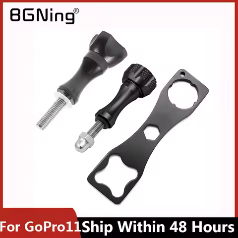 Metal Wrench Tighten Thumb Aluminium Knob Bolt Mount Long Screws Spanner For GoPro 11/10/9/8/7/6 /Xi