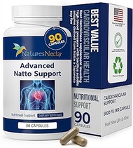 Nattokinase 4000 FU Supplement- 200mg of Natto Kinase Powder All Natural Blood Thinner Capsules Made