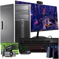 HP Tower Computer with Intel i7, 16GB RAM, 1TB SSD, NVIDIA GT 1030 2GB, Windows 10 Pro - High Perfor