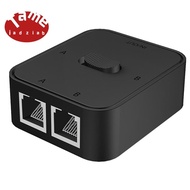 2 Port Gigabit Network Switch RJ45 Switch Network Splitter Cable Extender 2 Way External Network Swi