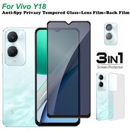 For Vivo Y18 Tempered Glass Vivo Y18 Screen Protector Vivo Y18 Camera Lens Protector Full Cover Scre