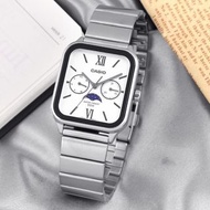 CASIO Standard MEN'S watch MTP-M305 series MTP-M305D-7A2 月相功能 MTPM305D 白色面 鋼帶