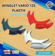 Winglet Vario 150 / 125 New 2018 2019 2020 2021 Variasi Motor Vario - hitam glossy