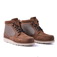 Men Commando Leather Camel active Ankle Boots