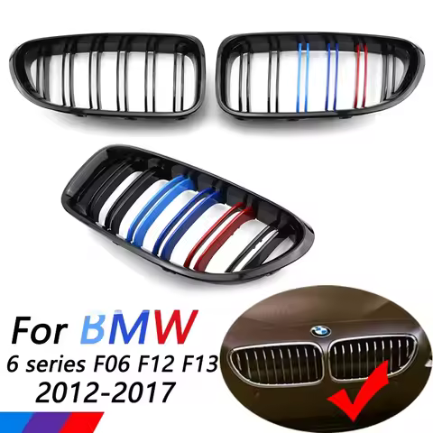 ABS Gloss Black Grille For BMW F06 Grand Coupe F12 Convertible F13 Coupe 6 Series M6 630i 640i 640d 