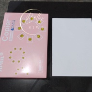 [10 Sheets] White HVS paper, A4 size, 210x297mm, 75 gsm