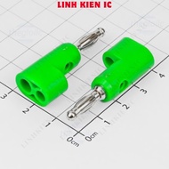 [3 Pieces]- Male Banana Head 4mm Length 41mm Green V1 Linhkien IC