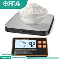 ORIA Digital Scale with Movable Display Upgraded Rechargeable 15kg/1g Digital Food Scale Stainless S