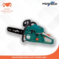 Mesin ChainSaw FORTECH 22" 2 Tak Gergaji Potong Pohon Kayu KUALITAS TERBAIK