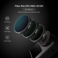 Camera Lens Filter DJI Osmo Action 6 CPL VND UV