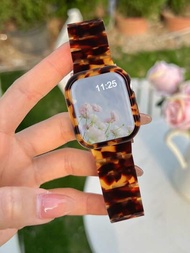 Mujer Correa de reloj de dos tonos poliresina moda , compatible con Apple Watch