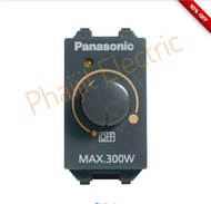 สวิตช์หรี่ไฟ PANASONIC WEG57813H 300 วัตต์ สีเทา Dimmer Switch Incandescent Low Voltage Halogen With