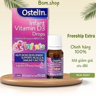 Vitamin D3 drop 2.4ml ostelin supplement D3 for babies from birth in drop form