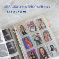 [READY STOCK]KPOP PHOTOCARD A4 BINDER SLEEVES 9 POCKET 4 POCKET SLEEVE [HIGH QUALITY] kpop photocard