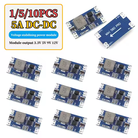 1/5/10Pcs 3.3A DC-DC MINI560 PRO step-down stabilized voltage supply module output 3.3V 5V 9V 12V
