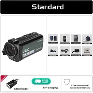 ORDRO HDR-AX10 กล้องวิดีโอ 4K 30MP 1080P 60fps 30X ซูมดิจิตอล IR Night Vision WiFi 3.5 นิ้ว IPS หน้า