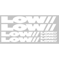 Cutting STICKER FIXIE Bike LOW
