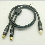 Nakamici male RCA cable to 2 branches Nakamici female RCA 1 meter