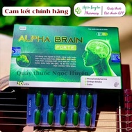 Viên Uống Alpha Brain Hỗ Trợ Tuần Hoàn Não Cải Thiện Trí Nhớ hộp 30 viên