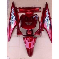 full set Body Alus Beat karbu Merah 2010-2012 merah (no striping)