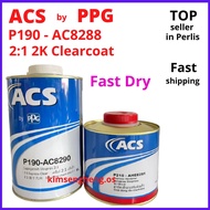 PPG ACS P190 - 8290 2:1 2K Clear Clearcoat Lacquer ( Fast Dry )