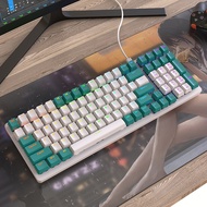 Bàn phím cơ Coputa Bàn phím máy tính laptop gaming có dây cao cấp Full LED Rainbow nhiều chế độ K3