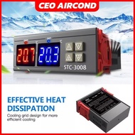 CEOapt STC-3028 Dual Digital Temperature Thermostat Humidity Control Thermometer Hygrometer Incubato
